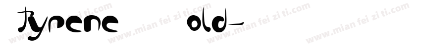 StyreneBLC Bold字体转换